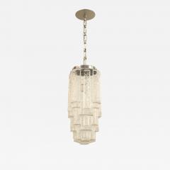 French Art Deco Molded Tiered Glass Lantern - 4693269