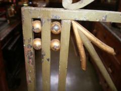 French Art Deco Neoclassical Style Wrought Iron Fireplace Screen with Arrows - 4505650