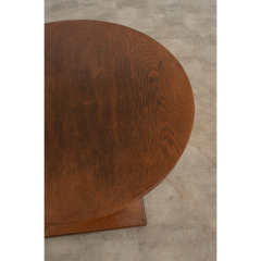 French Art Deco Oak Table - 2849821