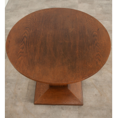 French Art Deco Oak Table - 2849849