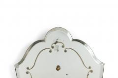 French Art Deco Ormolu and Etched Mirror Wall Sconces - 4655609
