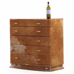 French Art Deco Parchment Covered Dresser C 1940  - 4497766