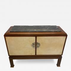 French Art Deco Parchment Sideboard 1940s - 3981527