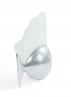 French Art Deco Pewter and Glass Fish Lamp - 4651928