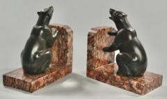 French Art Deco Polar Bear Bookends - 1492395