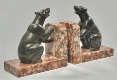 French Art Deco Polar Bear Bookends - 1492396