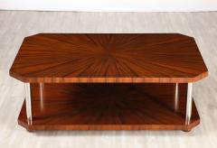 French Art Deco Rectangular Wood Coffee Table circa 1940 - 3362567