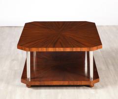 French Art Deco Rectangular Wood Coffee Table circa 1940 - 3362570