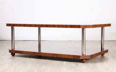 French Art Deco Rectangular Wood Coffee Table circa 1940 - 3362574