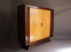 French Art Deco Rosewood and Sycamore Armoire - 370870