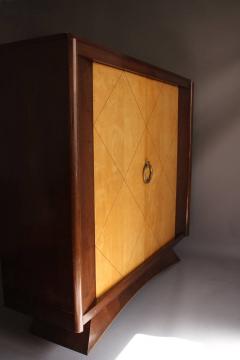 French Art Deco Rosewood and Sycamore Armoire - 370872