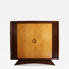 French Art Deco Rosewood and Sycamore Armoire - 375312