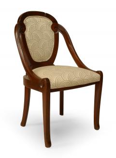 French Art Deco Scroll Back Side Chairs - 1378452
