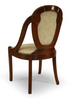 French Art Deco Scroll Back Side Chairs - 1378454
