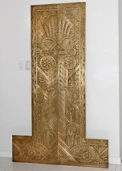 French Art Deco Sculptor Art Deco Panels Six Feet Tall - 231450