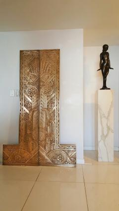 French Art Deco Sculptor Art Deco Panels Six Feet Tall - 231463