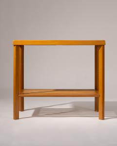 French Art Deco Side Table with Cubist Marquetry of Two Women 1930s 1940s - 4357908