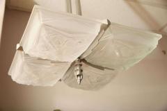 French Art Deco Square Shaped Chandelier - 2520348