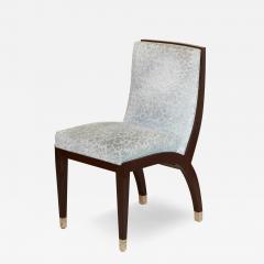 French Art Deco Style Mahogany Side Chair - 3743036