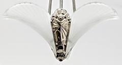 French Art Deco Three Panels Feather Chandelier - 3941672