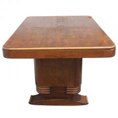French Art Deco Wooden Dining Table - 2661889