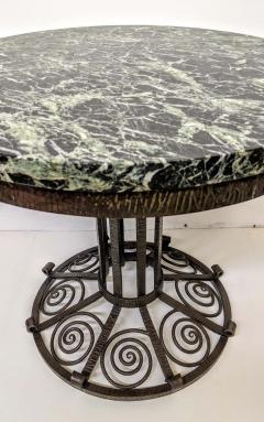 French Art Deco Wrought Iron Coffee or Side Table - 3940476