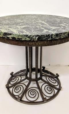 French Art Deco Wrought Iron Coffee or Side Table - 3940477