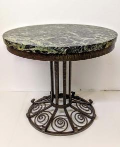 French Art Deco Wrought Iron Coffee or Side Table - 3940482