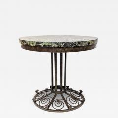 French Art Deco Wrought Iron Coffee or Side Table - 3948508