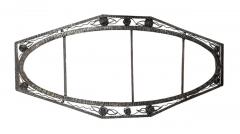 French Art Deco Wrought Iron Mirror - 3940900