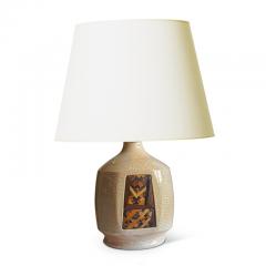 French Art Deco table lamp inlaid with a very fine geometric marquetry panel - 1231011
