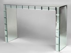 French Art Modern Mirrored Console Table - 1379292