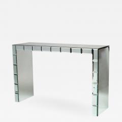 French Art Modern Mirrored Console Table - 1384305
