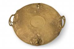 French Art Nouveau Bronze Dore Compote - 4197636