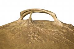 French Art Nouveau Bronze Dore Compote - 4197639