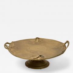 French Art Nouveau Bronze Dore Compote - 4247431