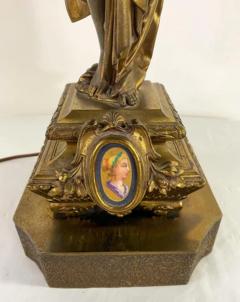 French Art Nouveau Bronze Figural Table Lamp a Pair - 2867076