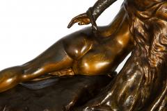 French Art Nouveau Bronze Sculpture Wagner s Tannhauser after Louis Chalon - 4561773