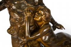 French Art Nouveau Bronze Sculpture Wagner s Tannhauser after Louis Chalon - 4561779