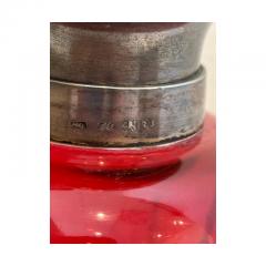 French Art Nouveau Cranberry Glass Perfume Bottles - 4671765