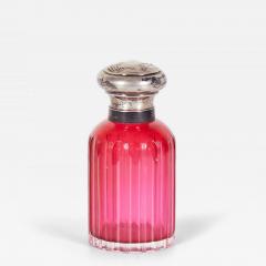 French Art Nouveau Cranberry Glass Perfume Bottles - 4717038