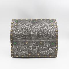 French Art Nouveau Gothic Form Box French Circa 1910 - 4109470