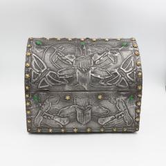 French Art Nouveau Gothic Form Box French Circa 1910 - 4109471