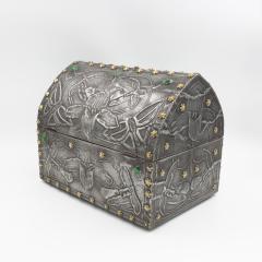 French Art Nouveau Gothic Form Box French Circa 1910 - 4109473