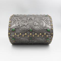 French Art Nouveau Gothic Form Box French Circa 1910 - 4109477