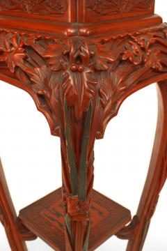 French Art Nouveau Lacquered Pedestal - 1379136