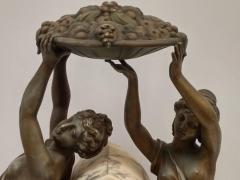 French Art Nouveau Sculpture Clock - 3940791