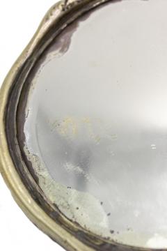 French Art Nouveau Silver Plated Hand Mirror - 4197962