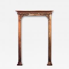 French Art Nouveau Walnut Bookshelf Archway - 4631415