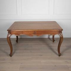 French Art Nouveau Walnut Dining Table - 3563983